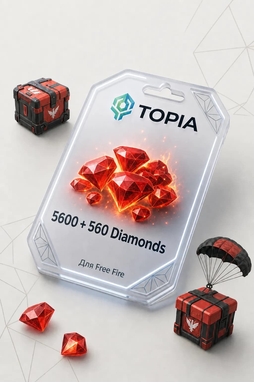 💚 АВТОВЫДАЧА 💚 Free Fire: 5600+560 💎 | По ID — 24/7 🎮💳RU/СНГ