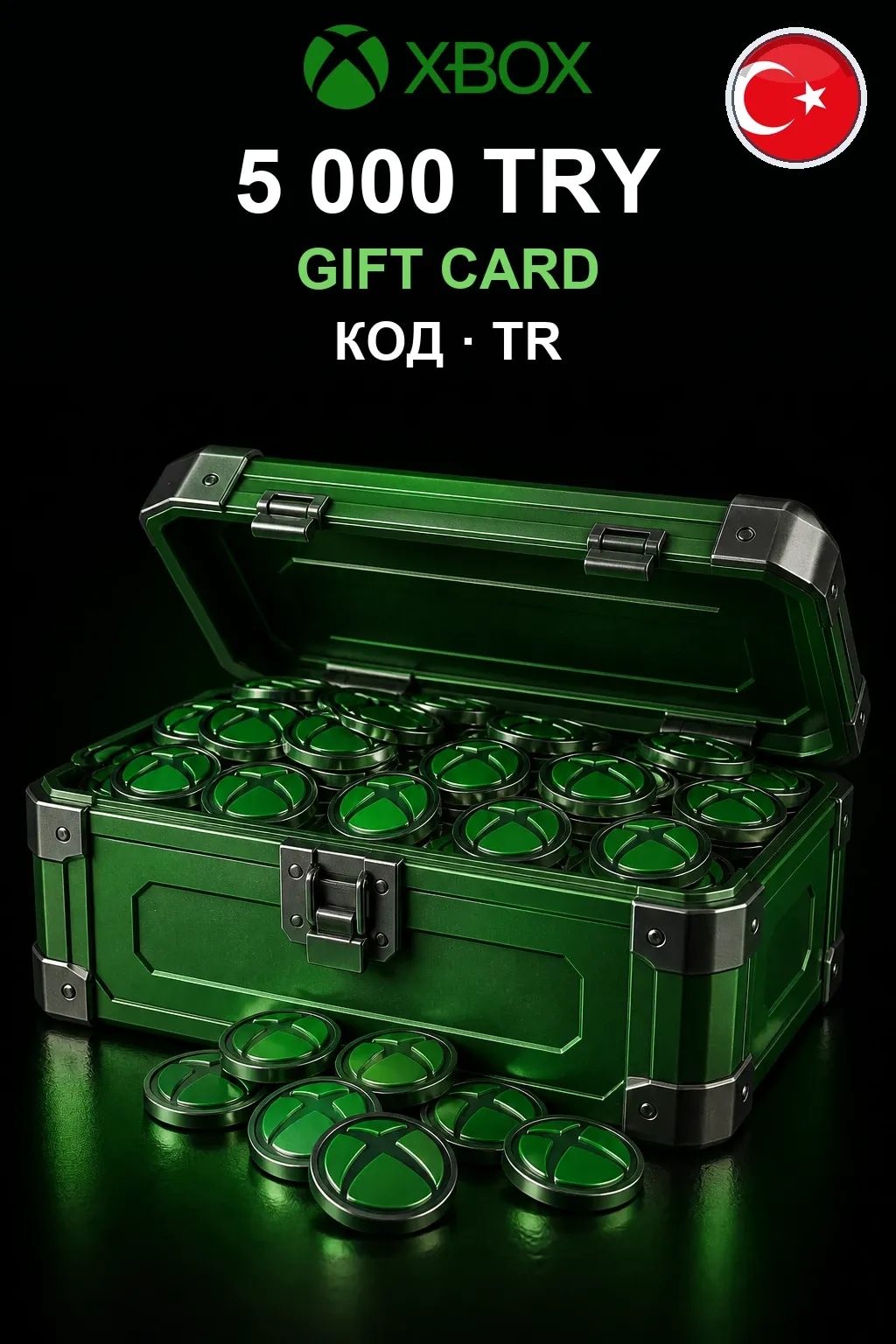 Xbox Gift Card 5000 TRY — Турция