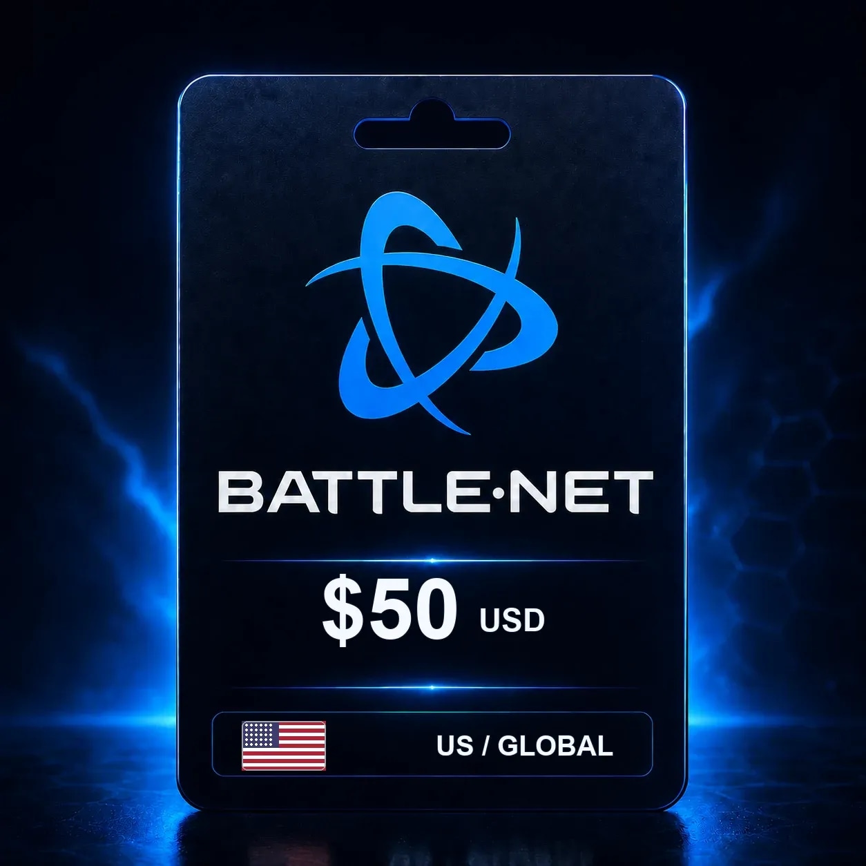 Battle.net $50 — код пополнения (США / Global)