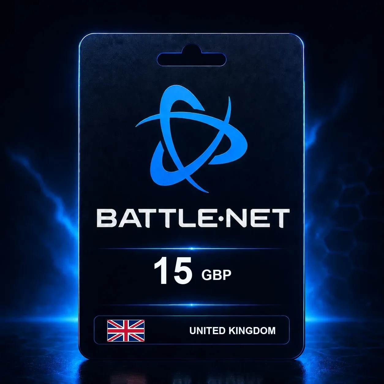 Battle.net 15 GBP — код пополнения (Великобритания)